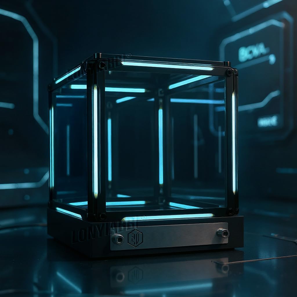 Cubo Tesseract 4D vista lateral